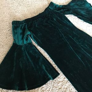 Gianni Bini Velvet Off the Shoulder Dress
